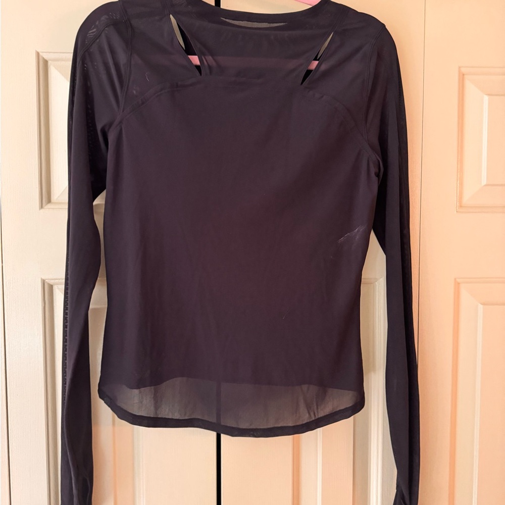 Lululemon Small Sheer Long Sleeve Women's Top